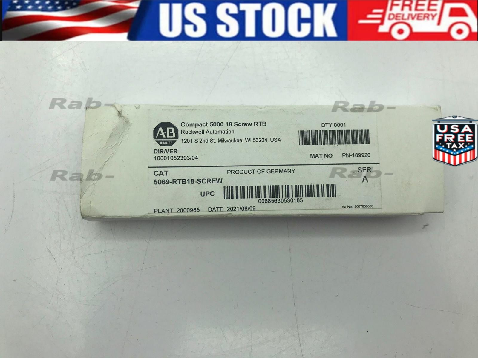 NEW ~ Allen-Bradley5069-RTB18-SCREW /A Compact 5000 18-Screw RTB SEALED！