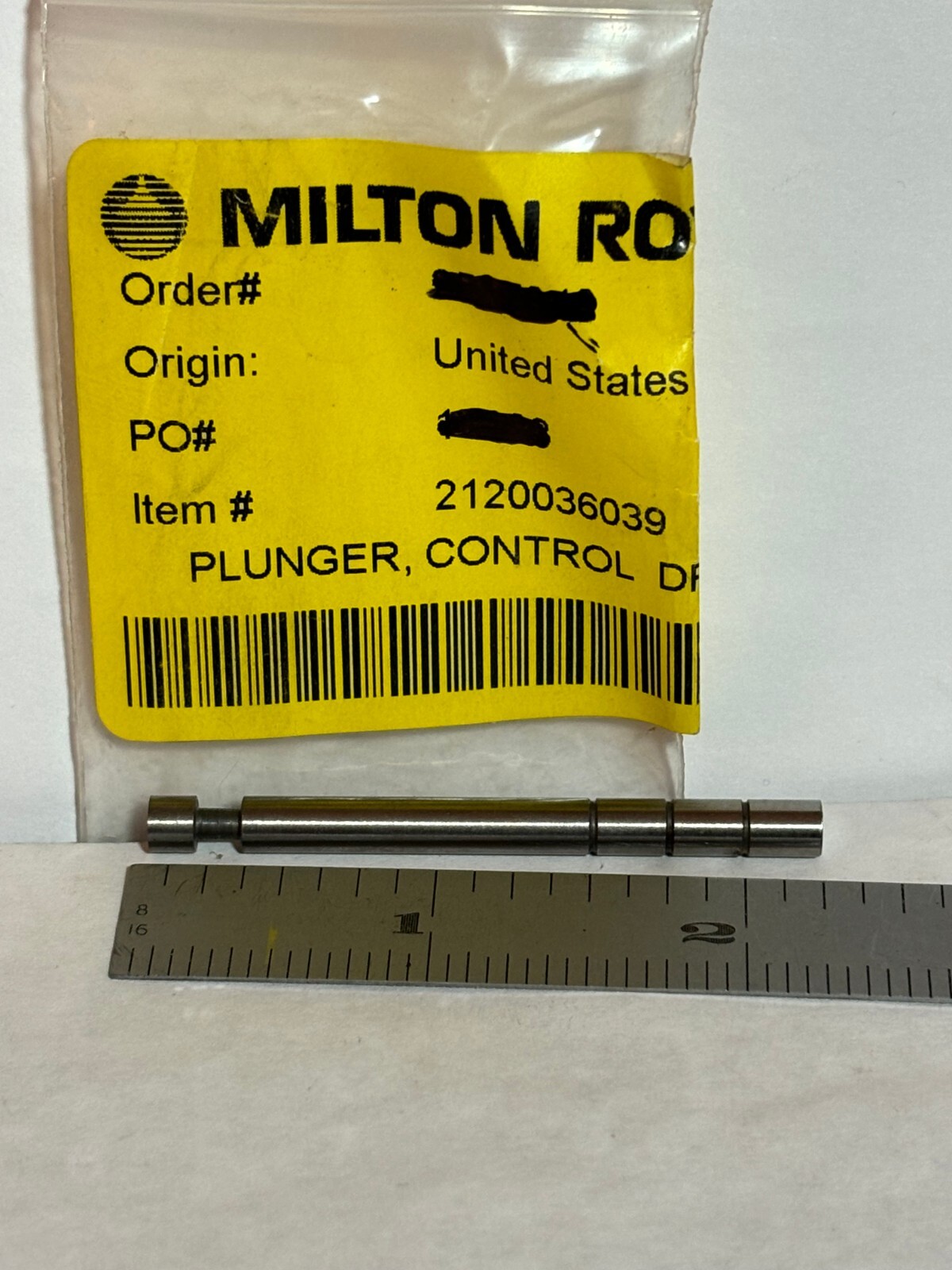 New Milton Roy PLUNGER CONTROL DRILL ROD FOR MROYPUMP 212 0036 039.    RACK A