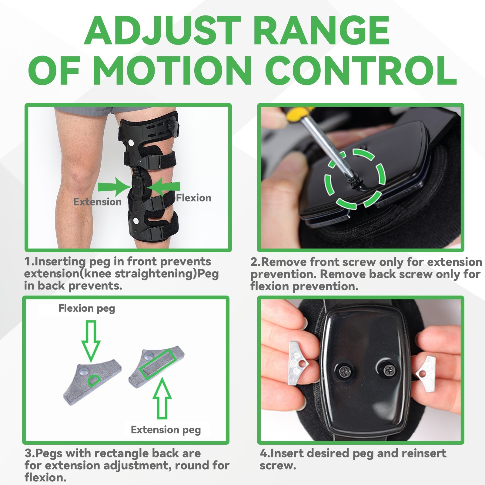  Lateral Unloader Knee Brace for Osteoarthritis & Bone on Bone Pain,Adjustable