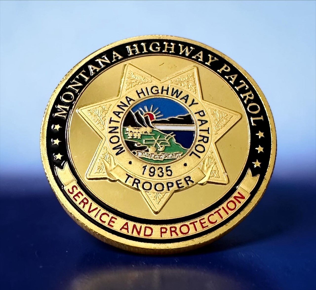 Montana Highway Patrol Police Challenge Coin ·IN STOCK· ·FAST SHIPPING· ·NEW·