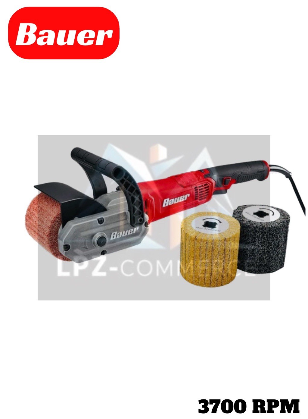 Bauer Surface Conditioning Tool 3700 RPM 9 AMP Motor