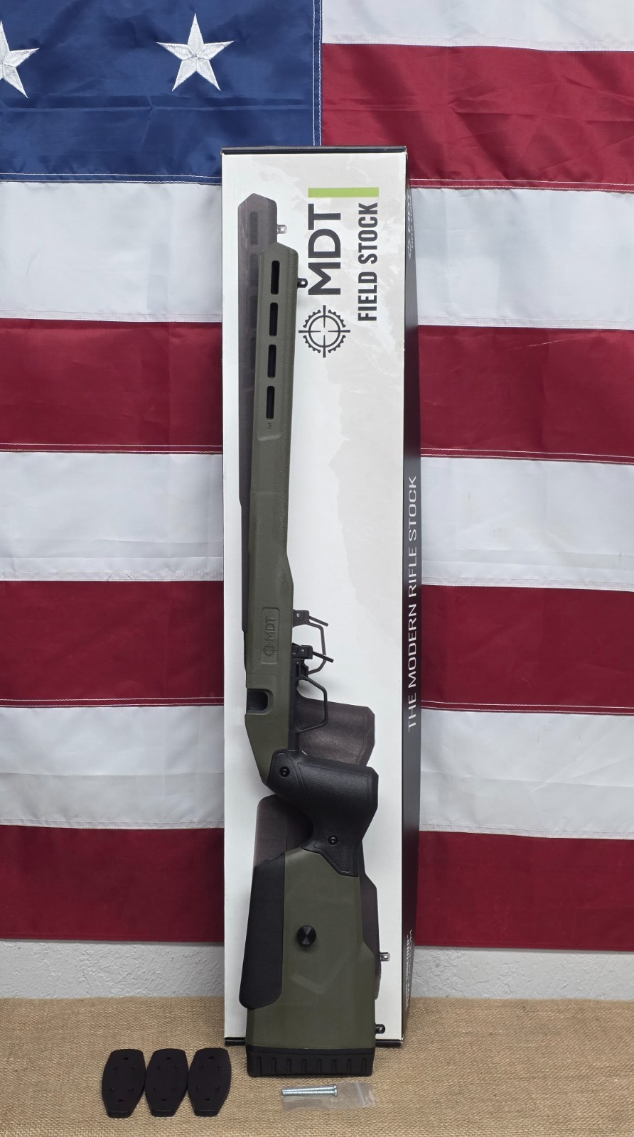 MDT 32.22" Field Stock Short Action Compatible w/ Savage SA, RH, ODG #105828-ODG