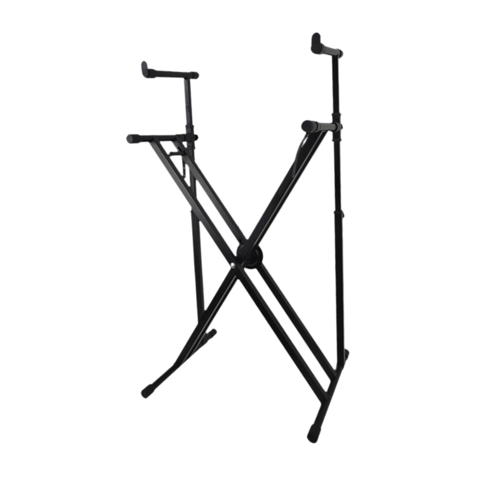 x Shaped Keyboard Stand Organ Holder Rack Iron Electronic Pianos Stand Height