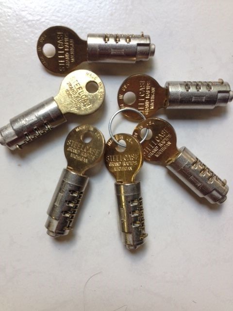 Steelcase lock cores