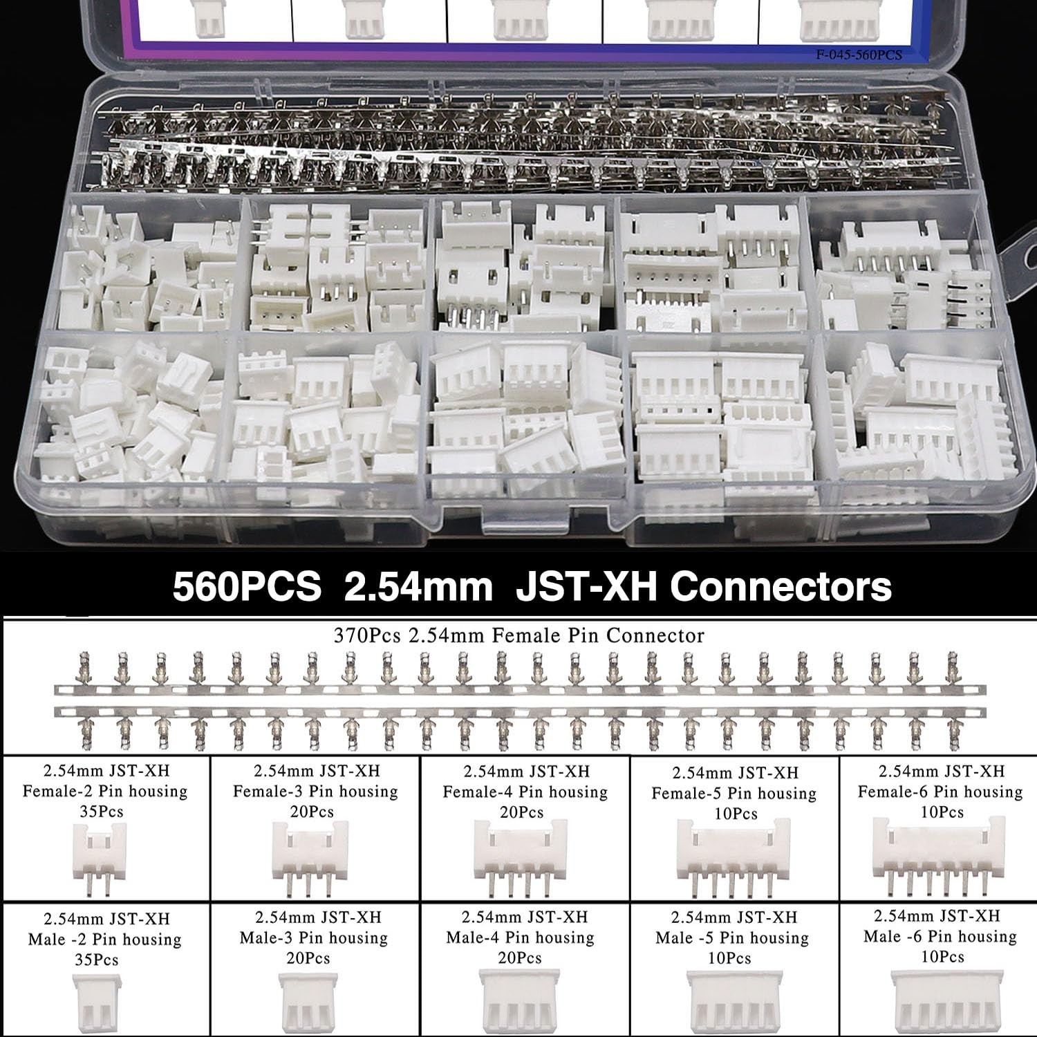 Kit De Herramientas De Engarce Con Mil Conectores Para Electronica Pro