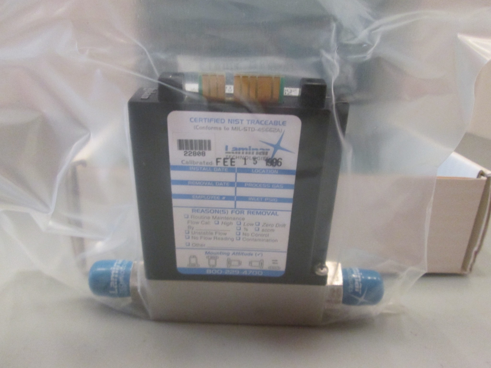 Tylan FC-260, Mass Flow Controller MFC, SIH2CL2, 200 SCCM,refurb