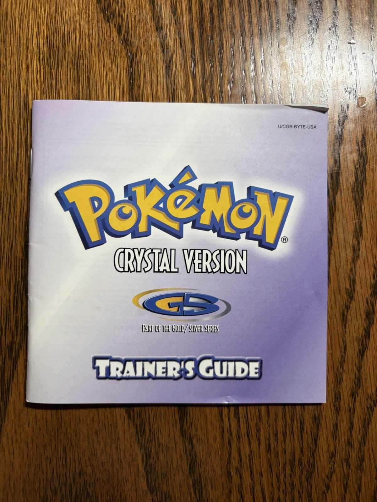 Pokemon Crystal Version Trainer's Guide Original Game Boy Color Manual ONLY