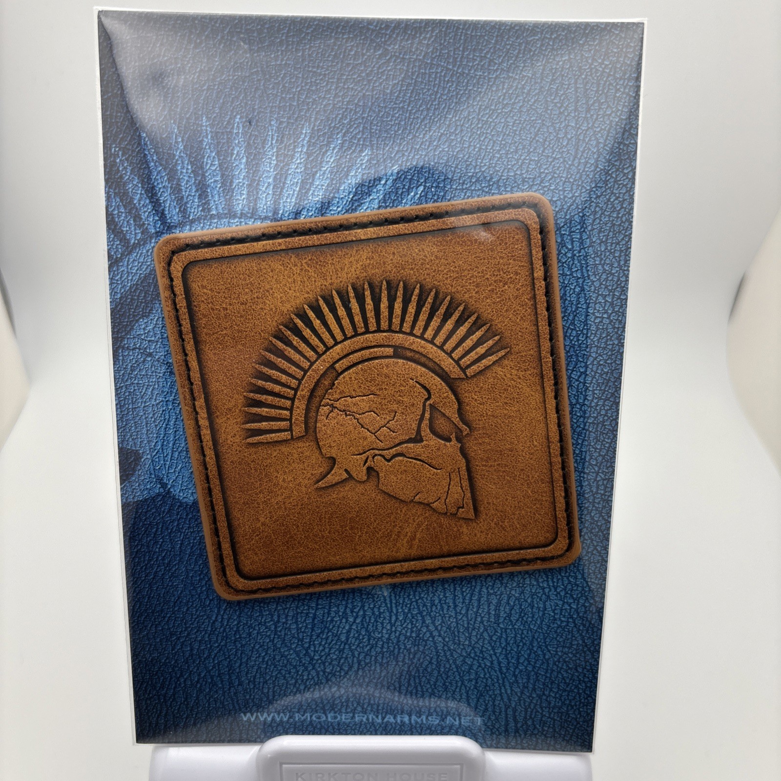 Limited Edition Leather Spartan Square Morale Patch
