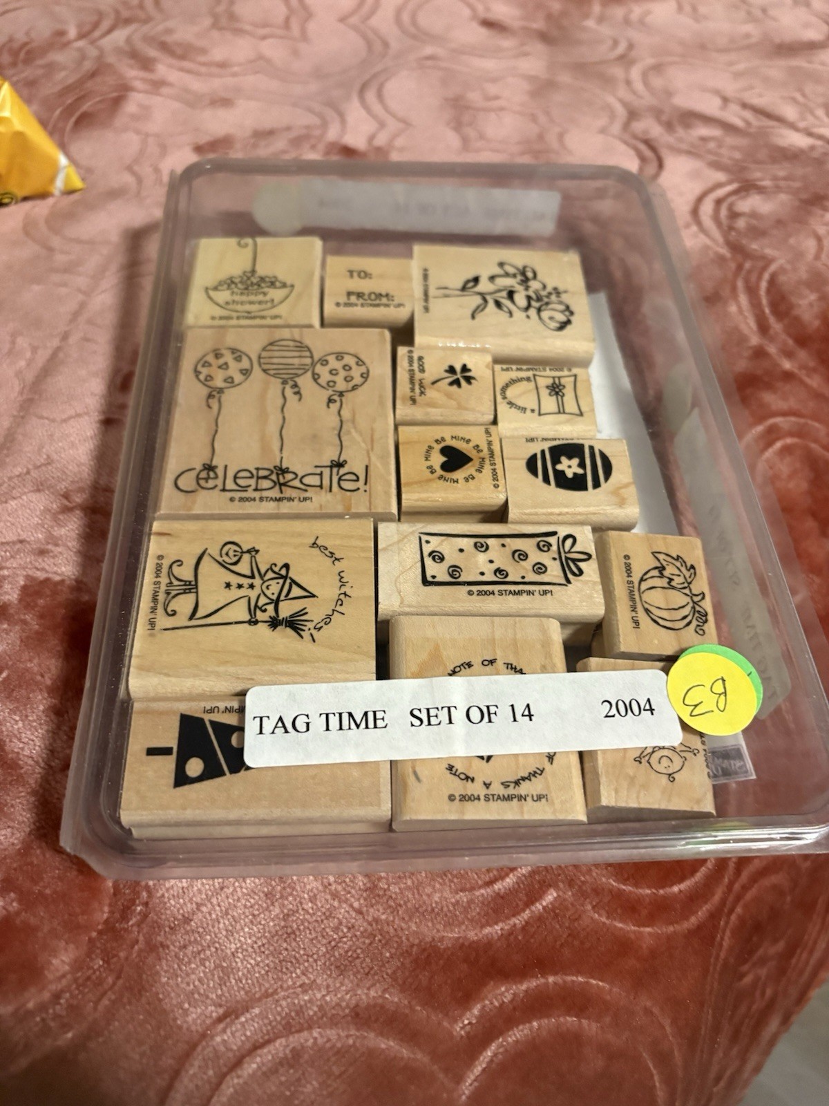 Stampin Up Tag Time set of 14 2004