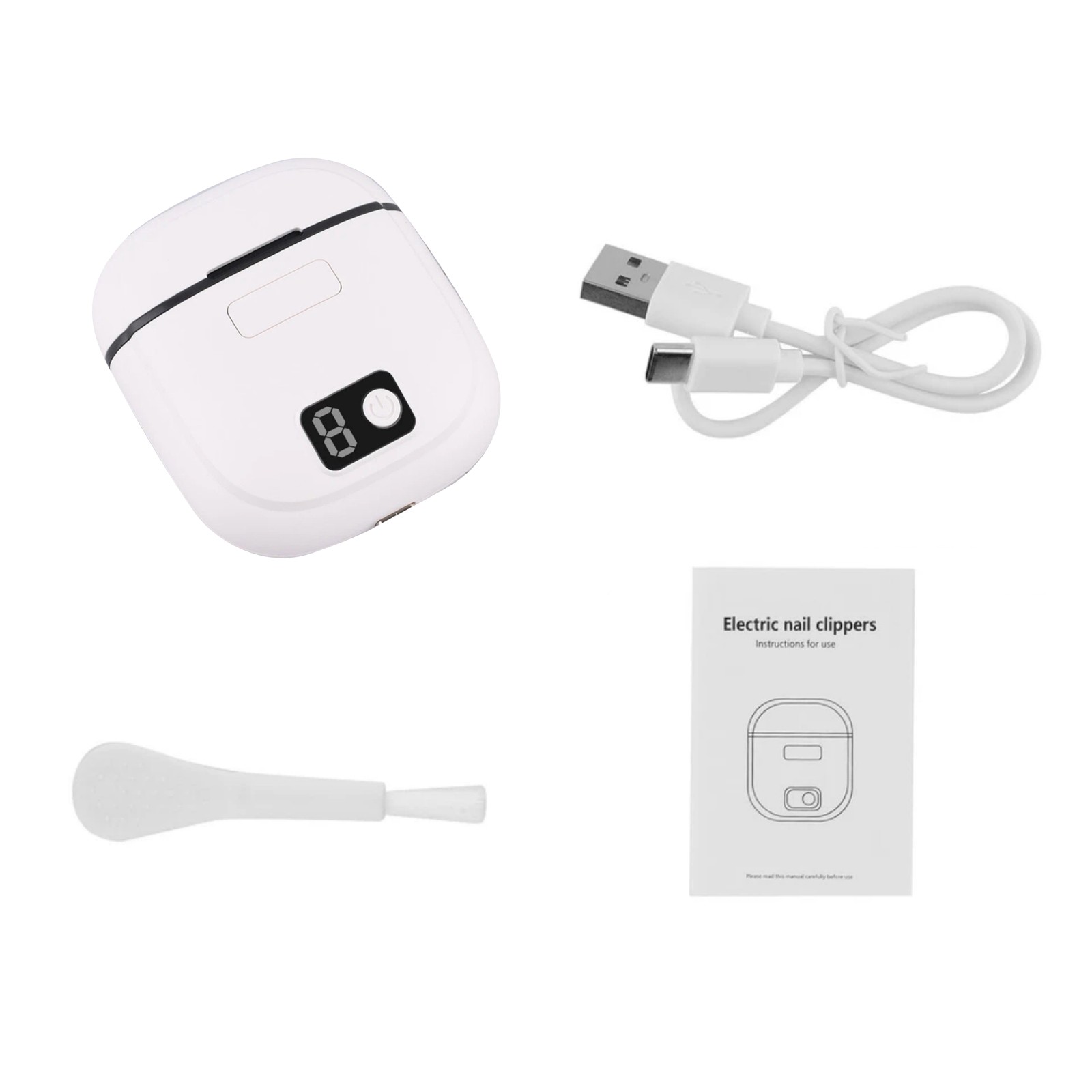 Automatic Electric Nail Grinder 3 Speed Modes Digital Control for Home Use