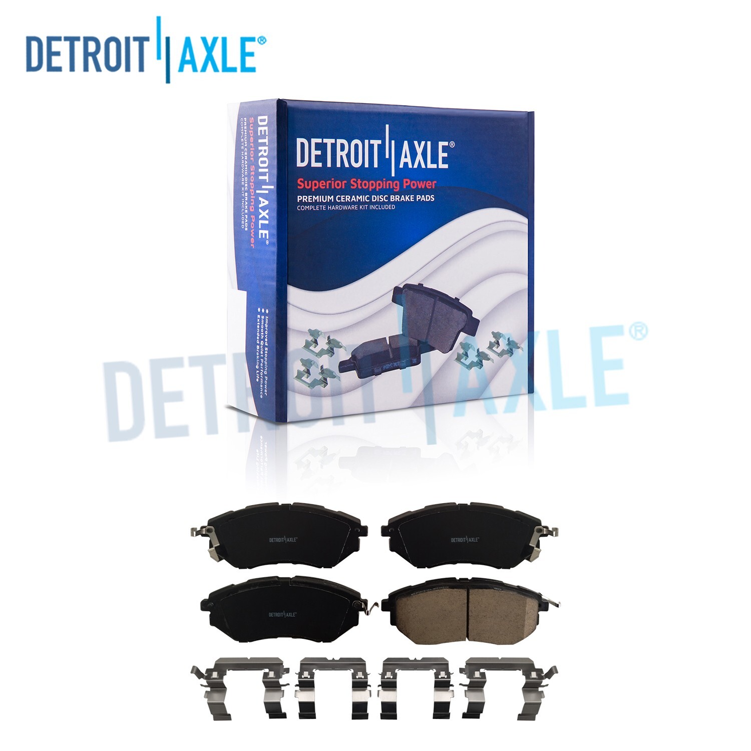 Front Ceramic Brake Pad Hardware for Subaru Tribeca Forester Legacy Outback WRX