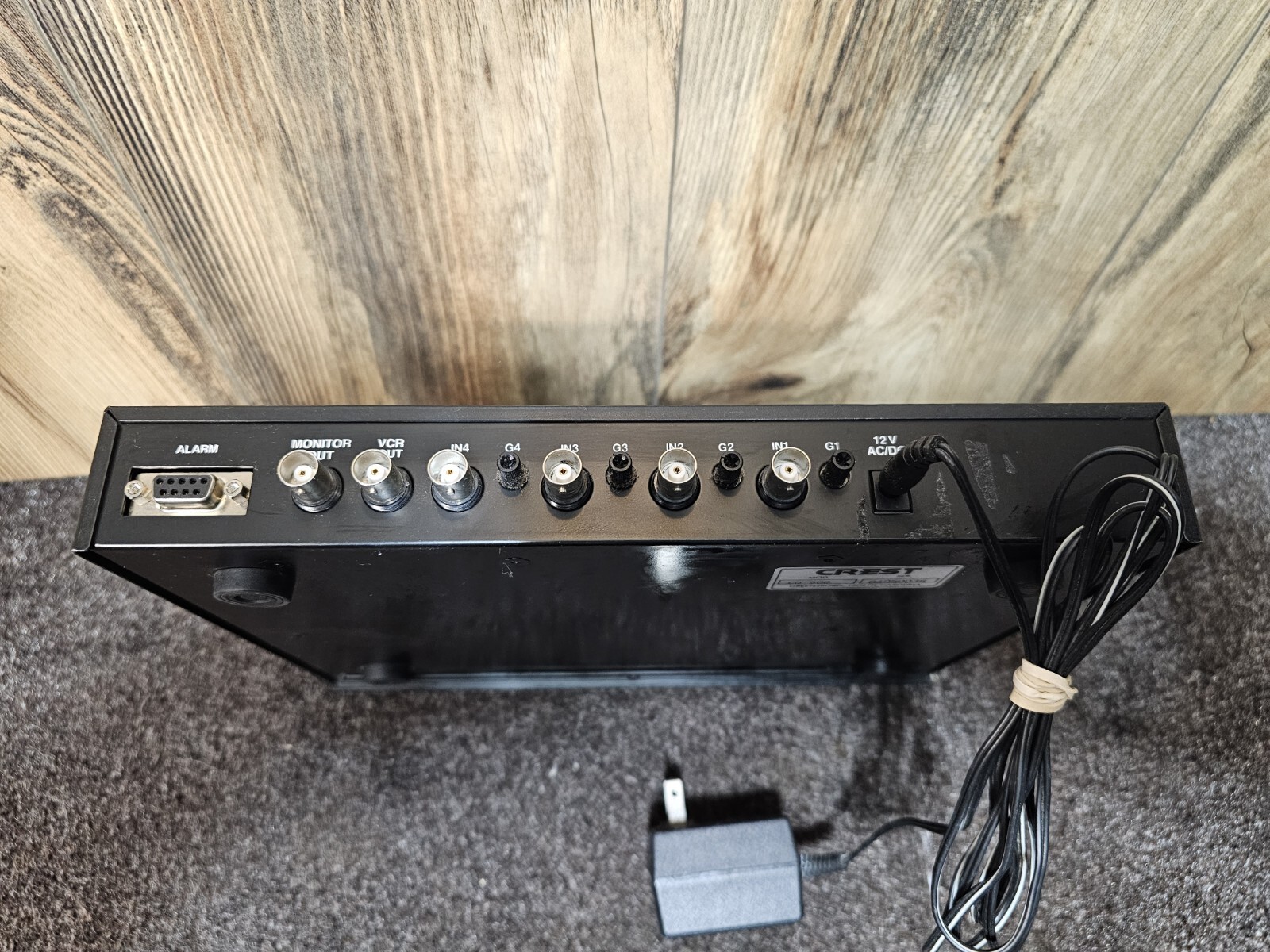 Crest CQ-500 B/W Real Time Quad Screen Compressor