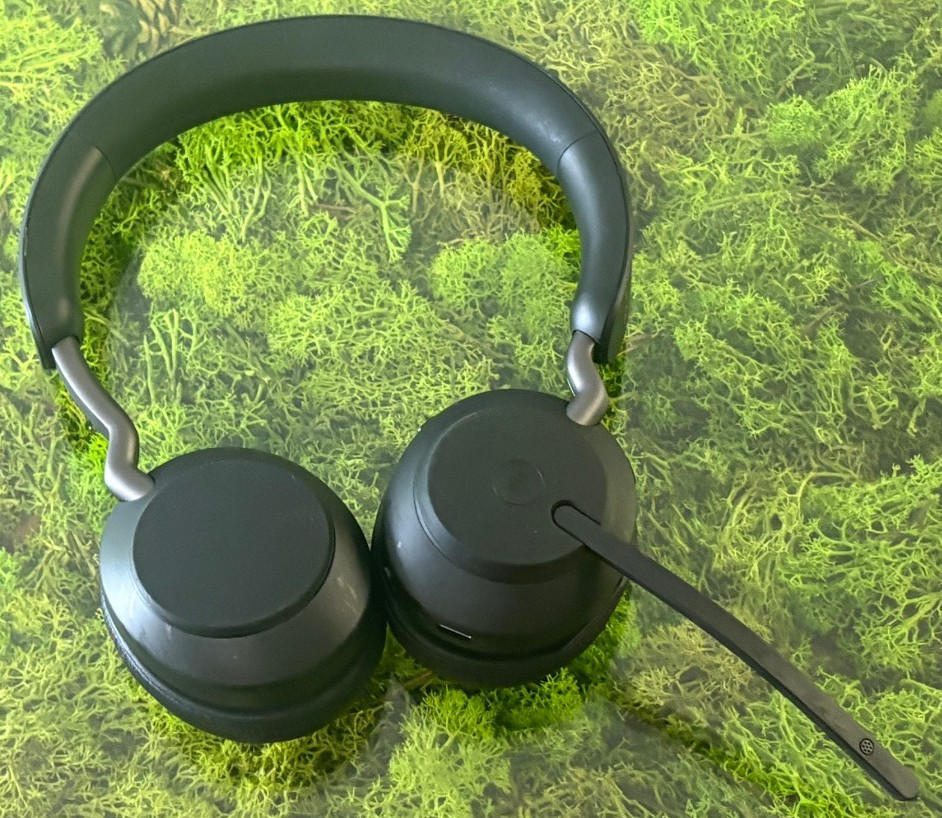 Jabra Evolve2 65 Stereo Wireless Headset (MS Teams, USB-C) - Beige