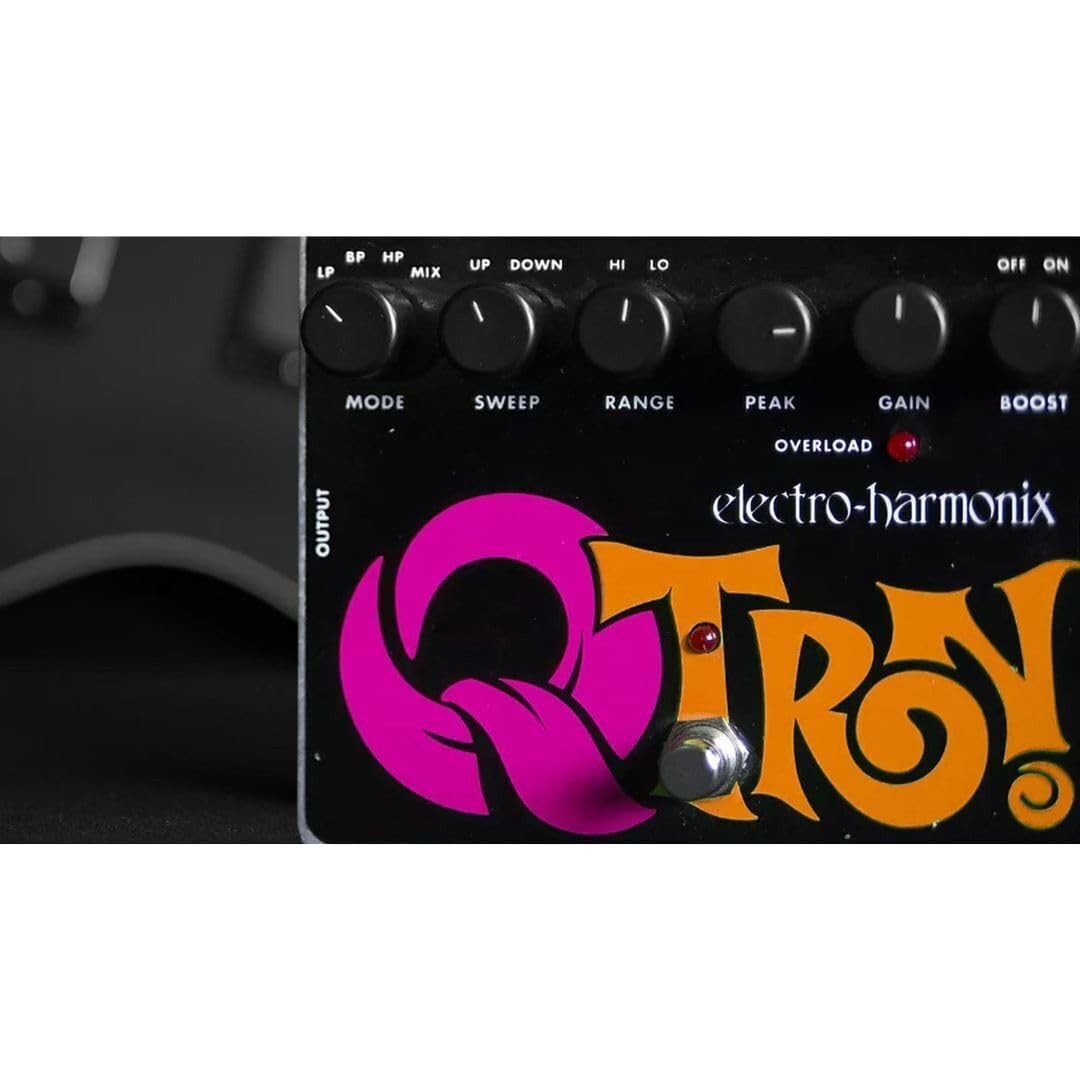 Electro-Harmonix Q-Tron Plus Envelope Filter Effects Pedal Black New JP
