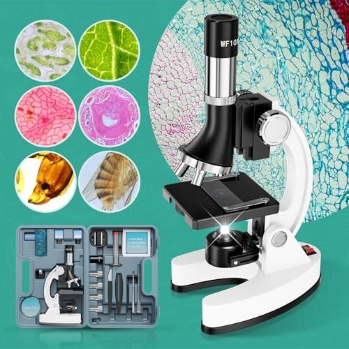 Science Kit Microscope for Kids 8-12: Science Experiments Set for Kids 6-8
