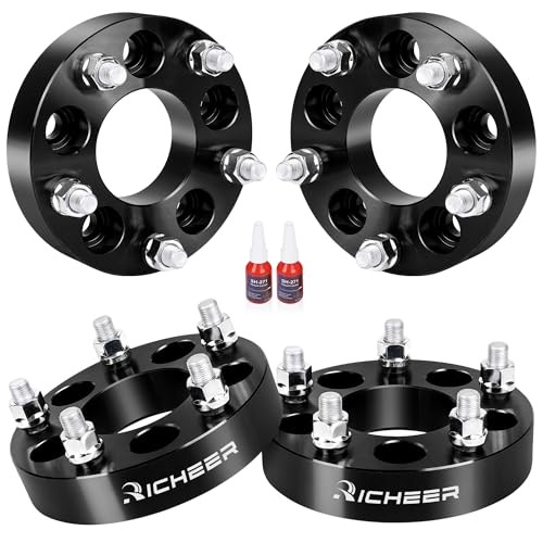 4PCS 1.25" Wheel Adapters for JK JKU WK WJ XK Wheels on XJ KJ ZJ 5x4.5 to 5x5