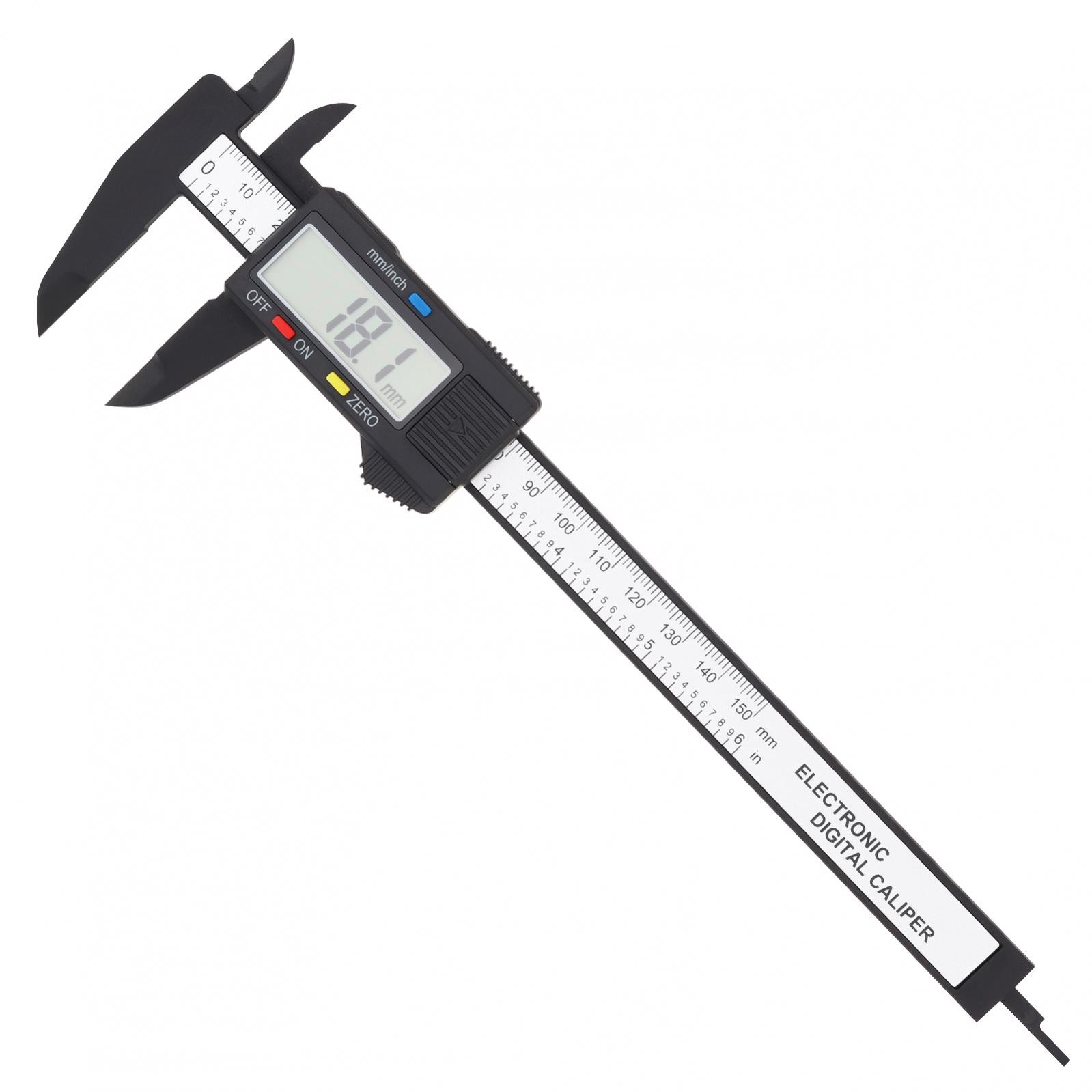 Digital Caliper LCD Screen Display 0-6 inch / 150 mm Electronic Measuring Tool