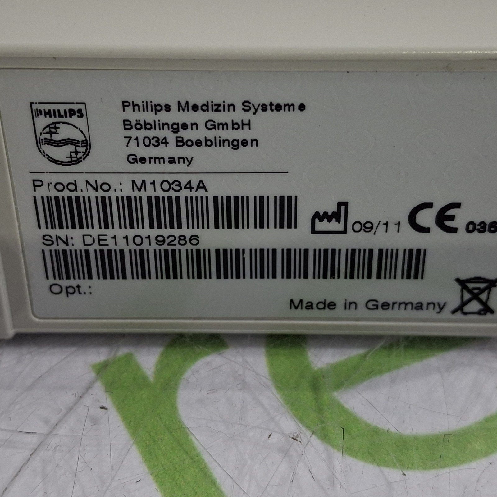 Philips IntelliVue M1034A Single Parameter Bispectral Index Module