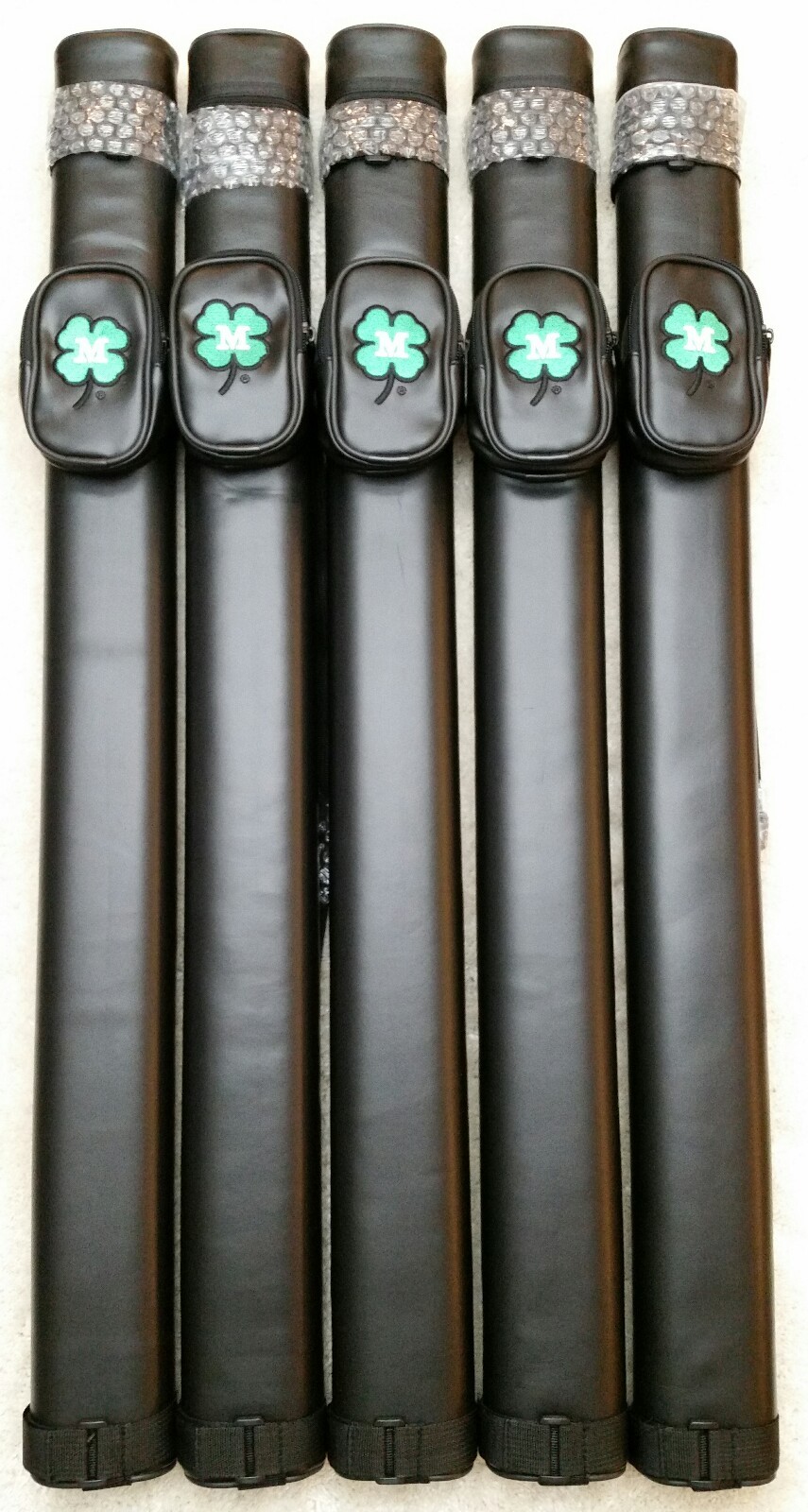 1x1 McDermott Pool Cue Hard Case, Clover Logo, Oval, NEW, 75-0931 (1 Case)