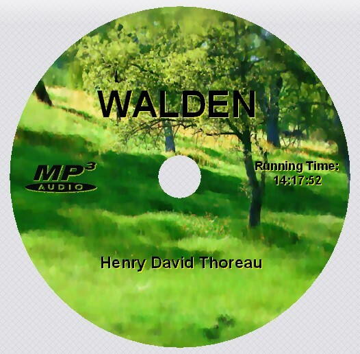 WALDEN, Henry David Thoreau, Audiobook MP3 CD