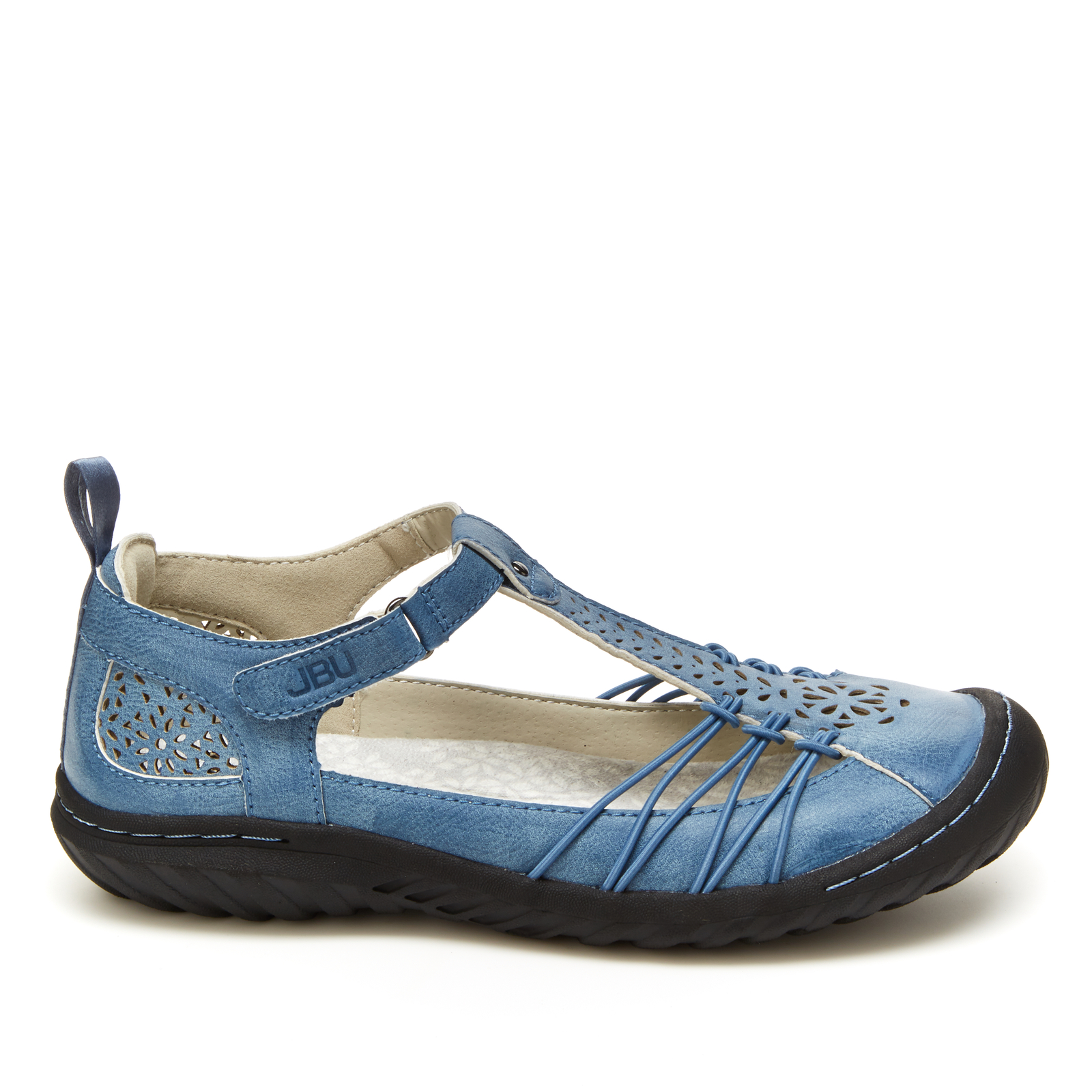 JBU by Jambu Women's Sahara Mary Jane Light Denim