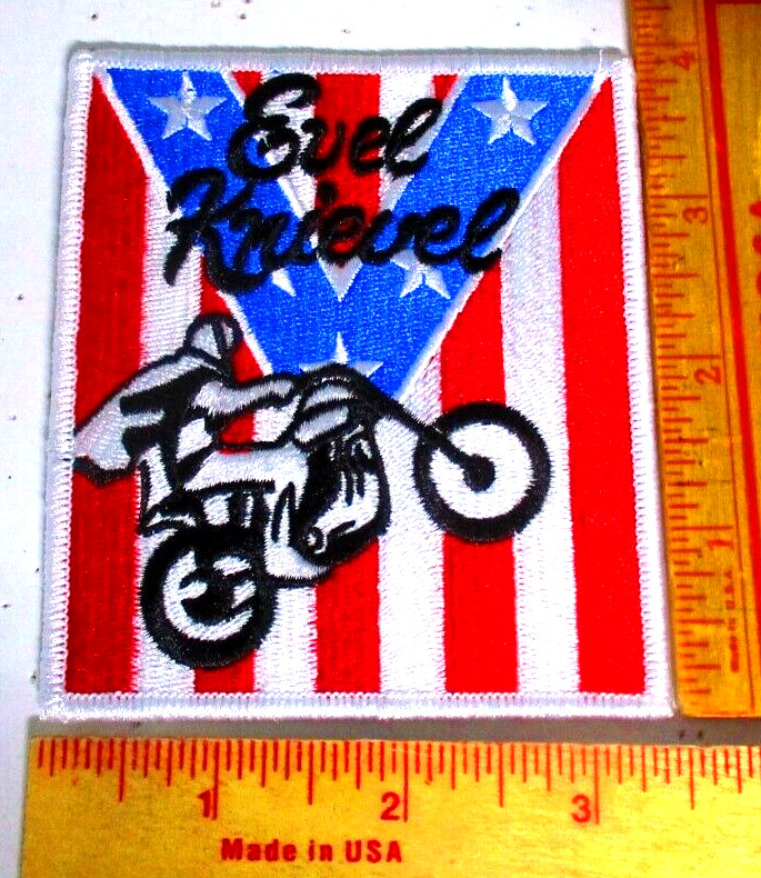 Evel Knievel patch vintage collectible old motorcycle daredevil memorabilia