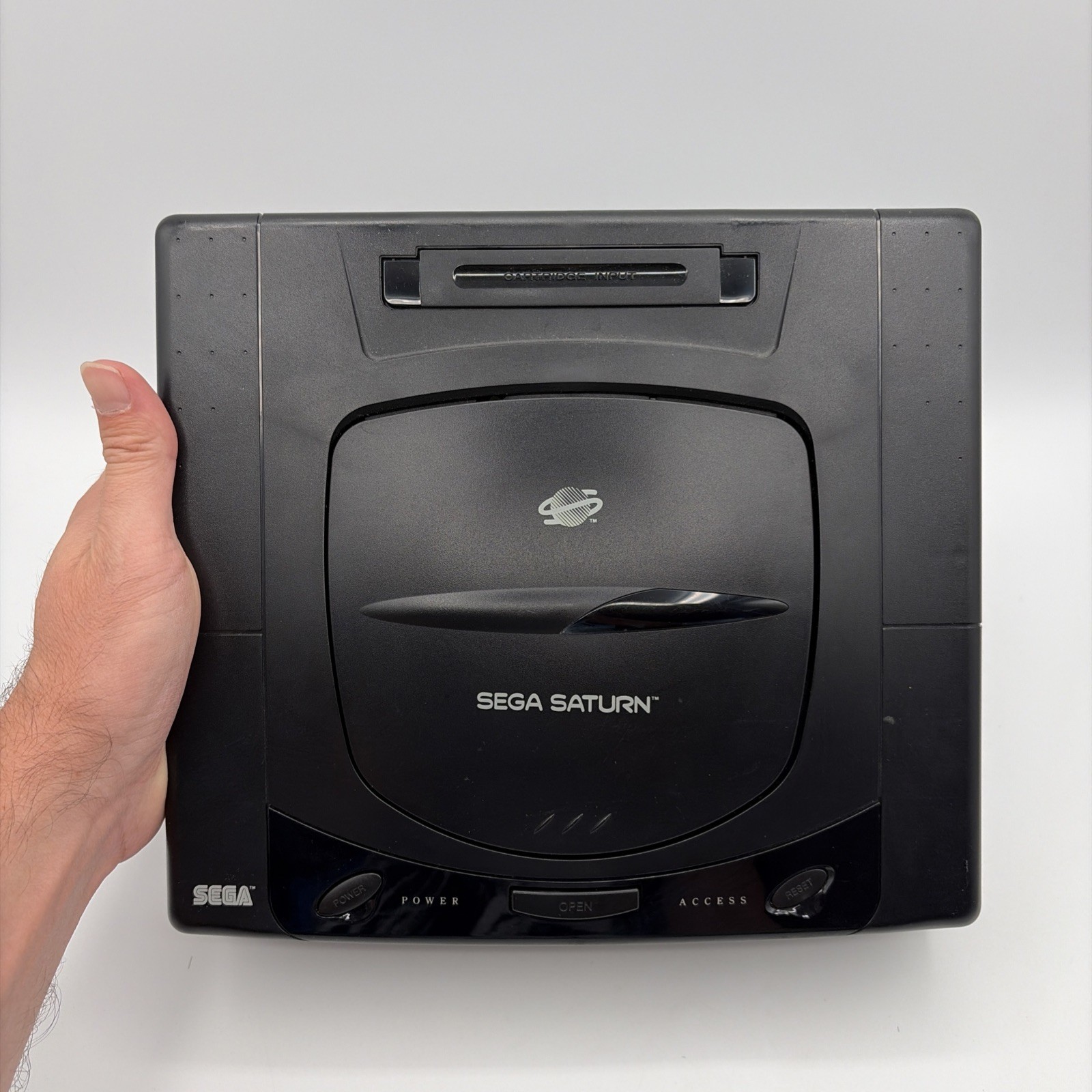 Sega Saturn Console W Controller All Cables AV Virtual Fighter 2 Tested CLEAN!!