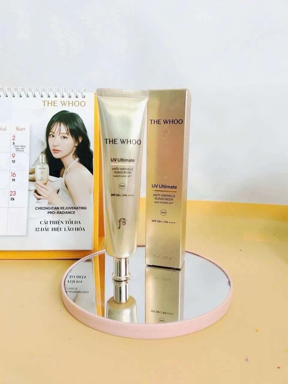 The history of Whoo UV Ultimate Anti-Wrinkle Sun Cream 75ml SPF50+/PA++++  NAD