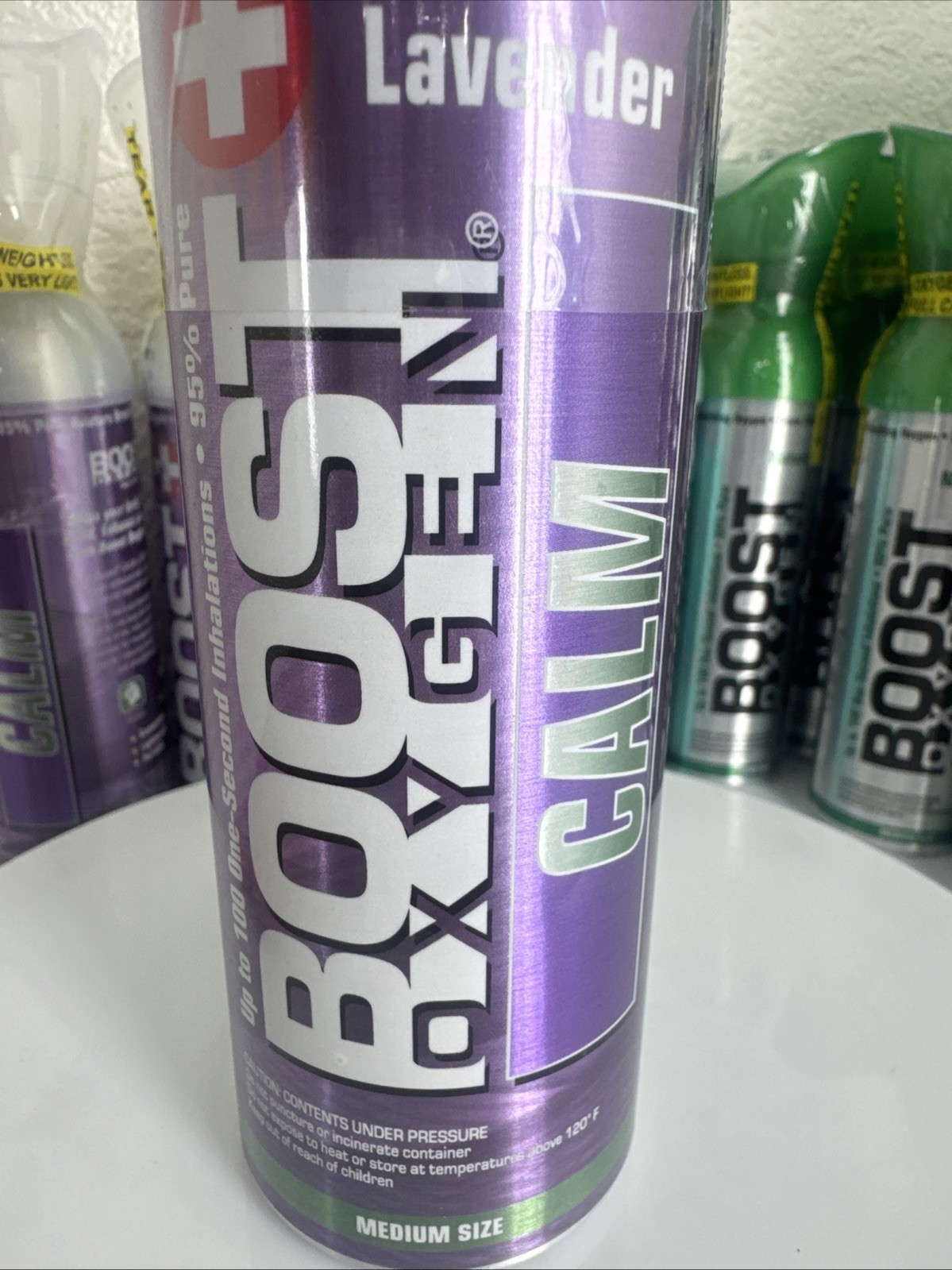 Boost Oxygen Energy Calm Lavender 5 Liter Canister Respiratory