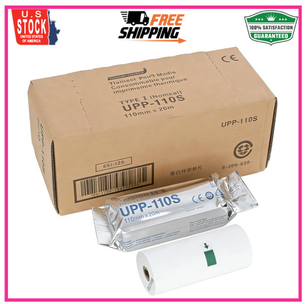 UPP-110S Type I Black and White Video Thermal Ultrasound Paper Film/Media 10 Rol