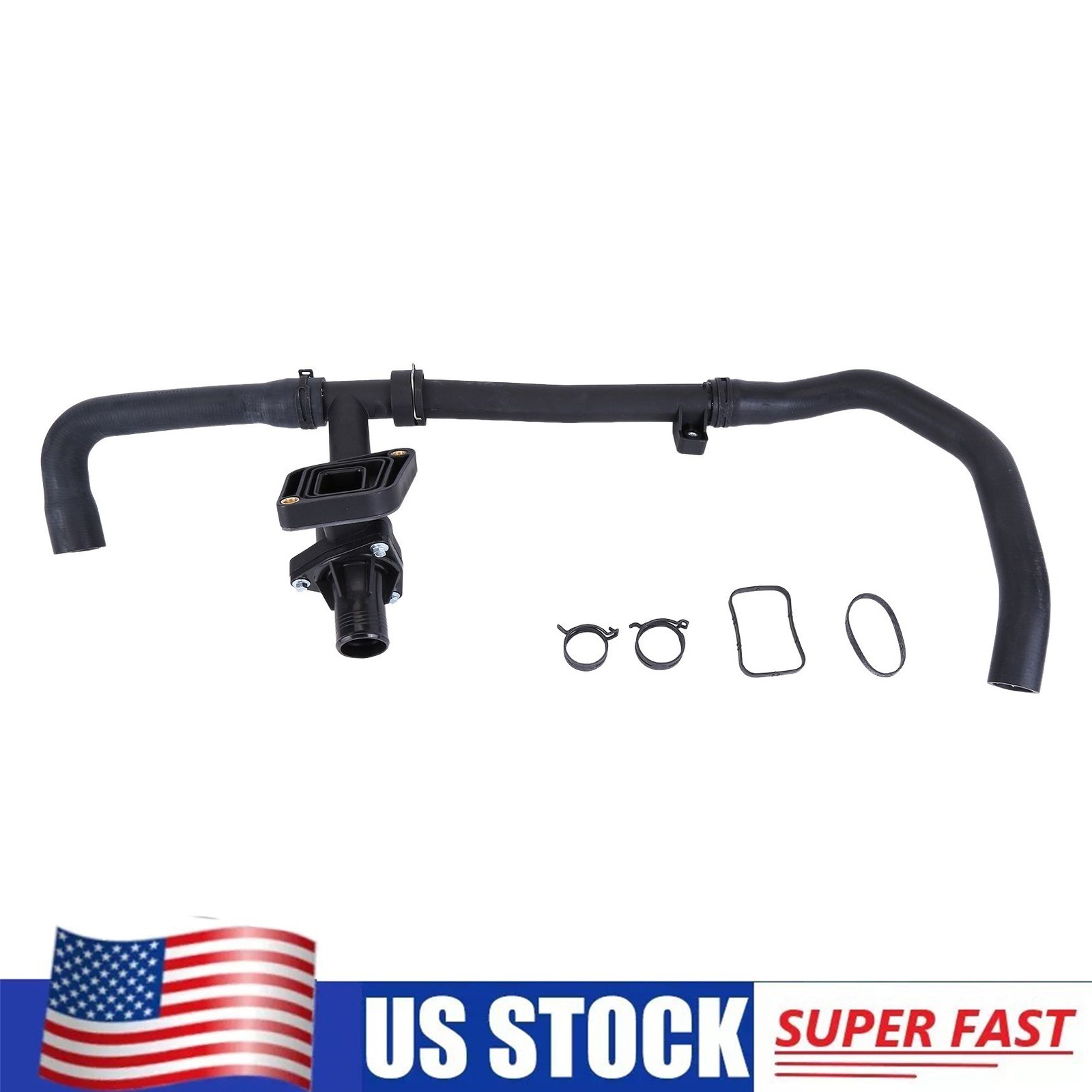 Fit for Jaguar X-Type 2002-08 Upper Radiator Hose w/Thermostat Assembly C2S43430