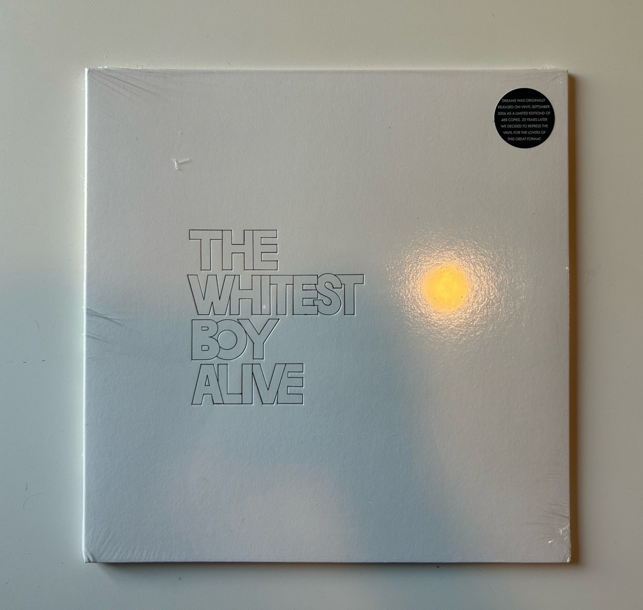 The Whitest Boy Alive - Dreams BLACK VINYL LP 20th Anniversary Edition NEW