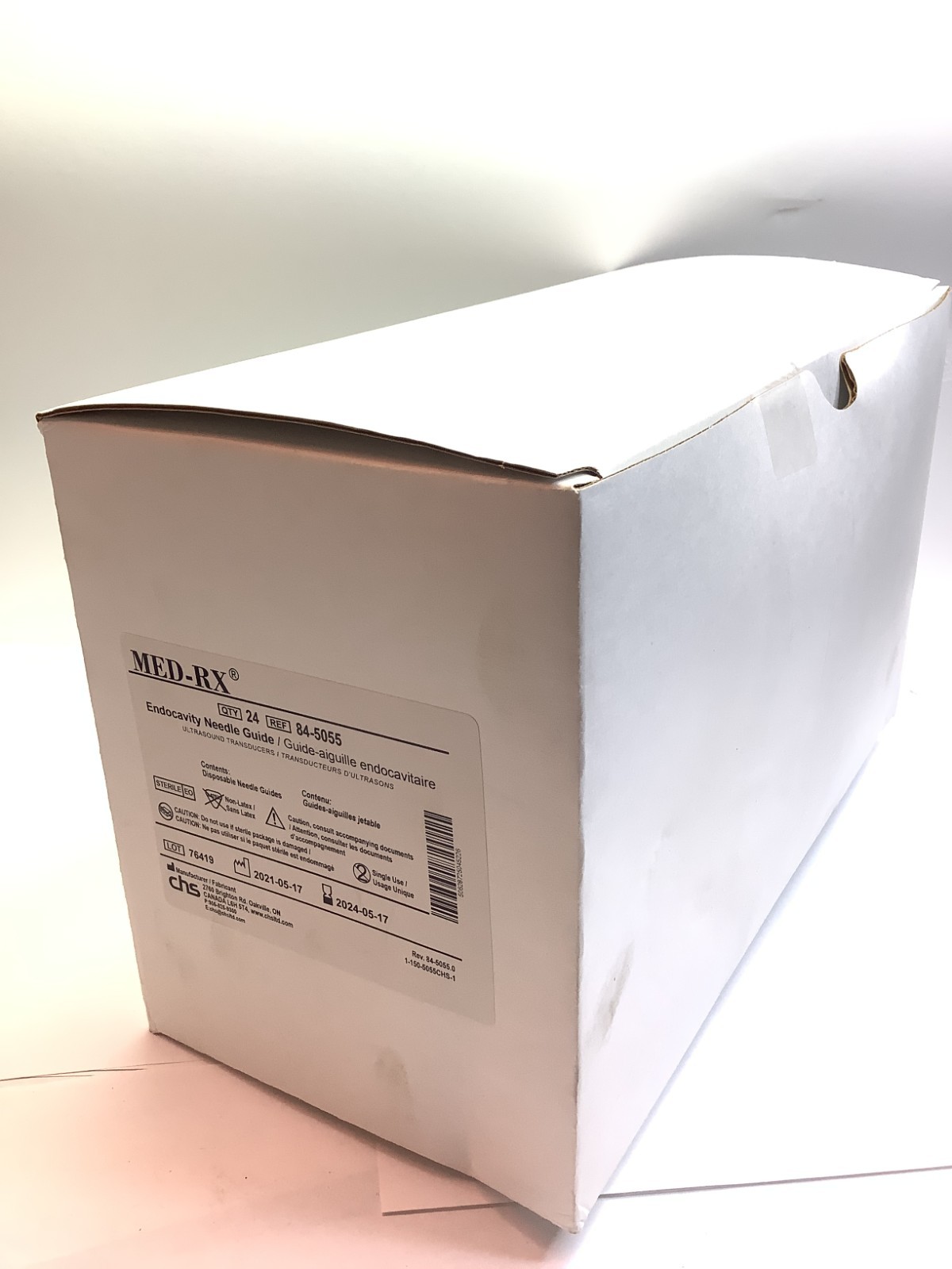 24 pieces Med-Rx 84-5055 Endocavity Disposable Needle Guide Endoscope Endoscopy