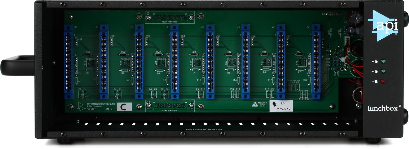 API 500-8 8-slot 500 Series Lunchbox