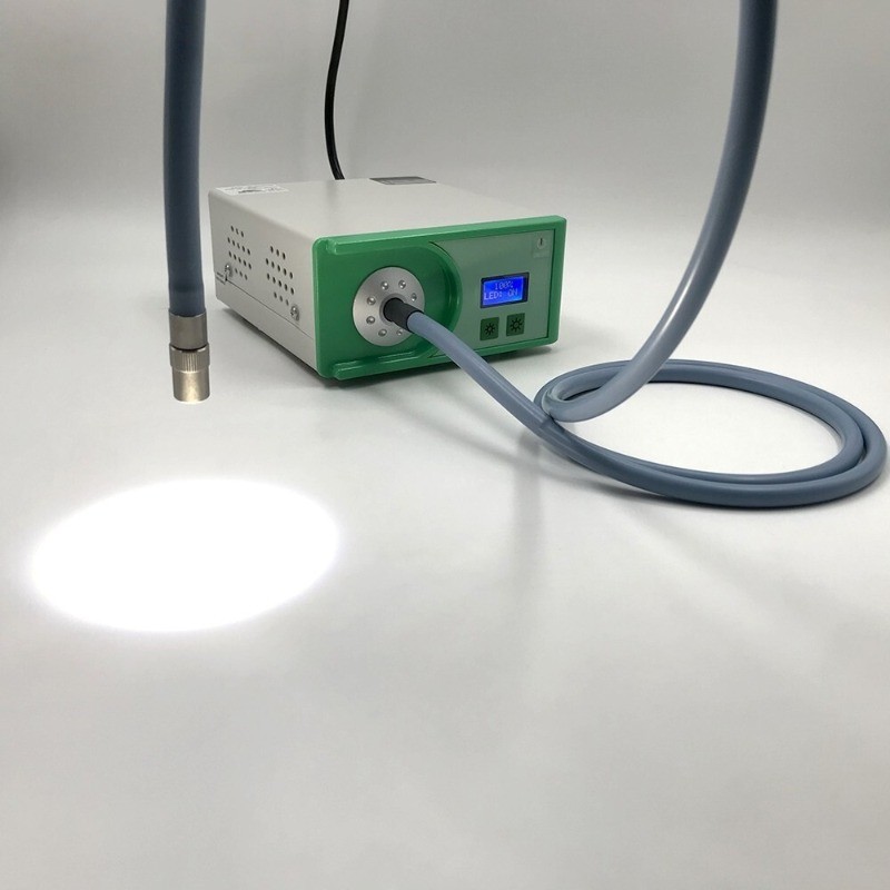 LED 100 Medical Endoscope Endoscopy Microscope Cold Light Source Adjustable New