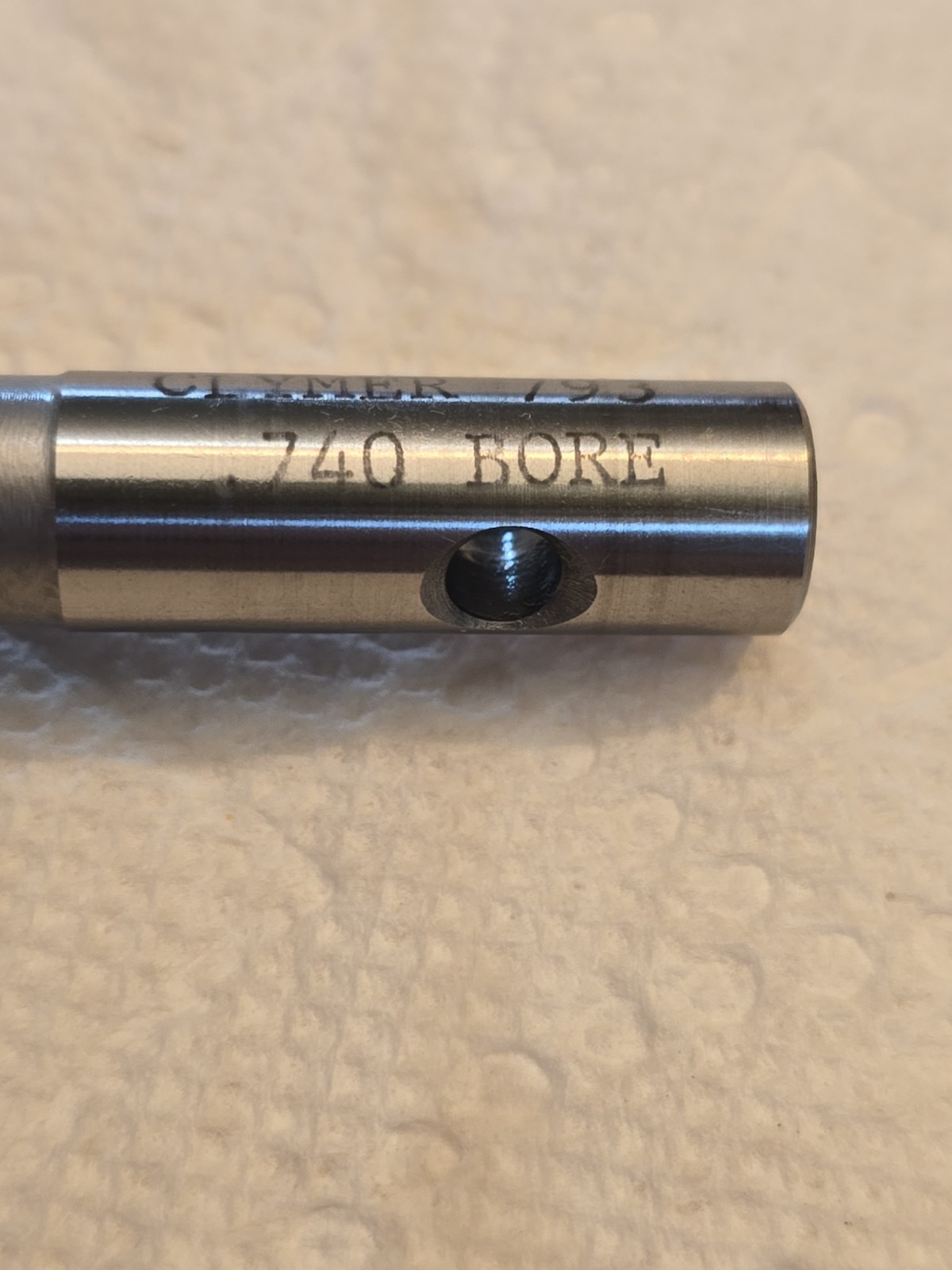 Clymer 793 Back Bore Reamer .740 Bore