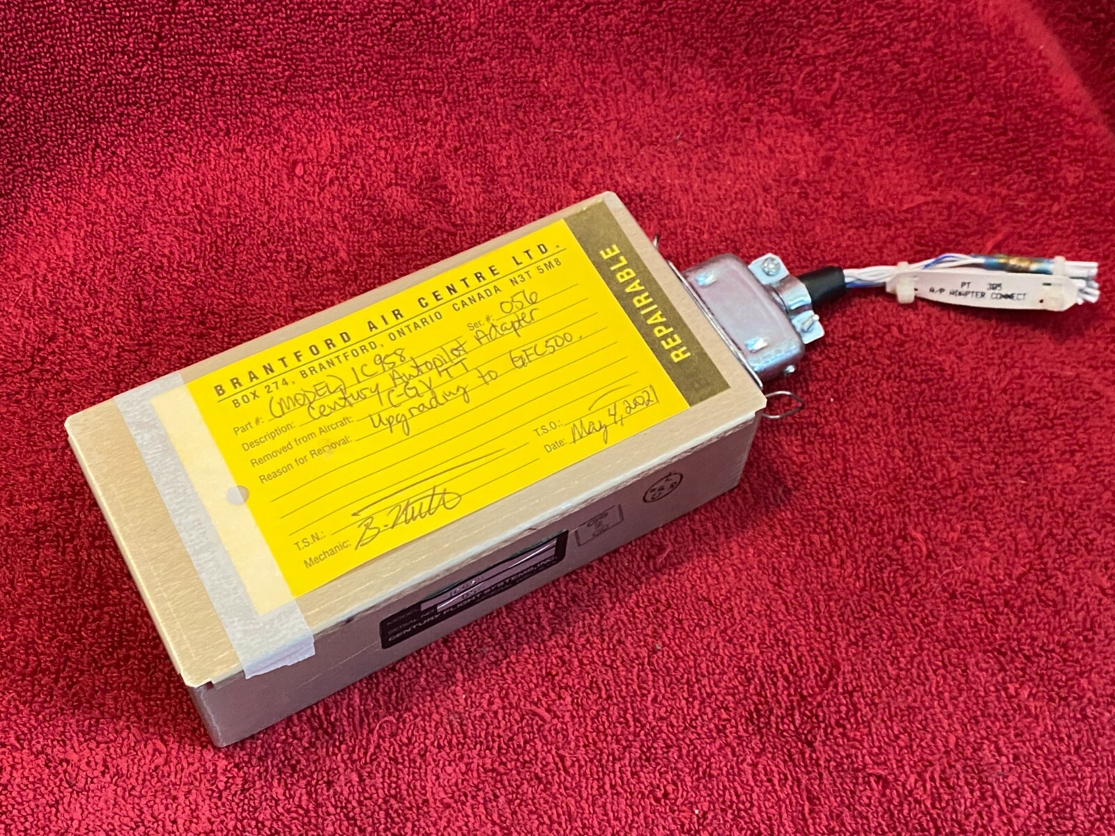CENTURY 1C958 AUTOPILOT ADAPTER WITH CONNECTOR