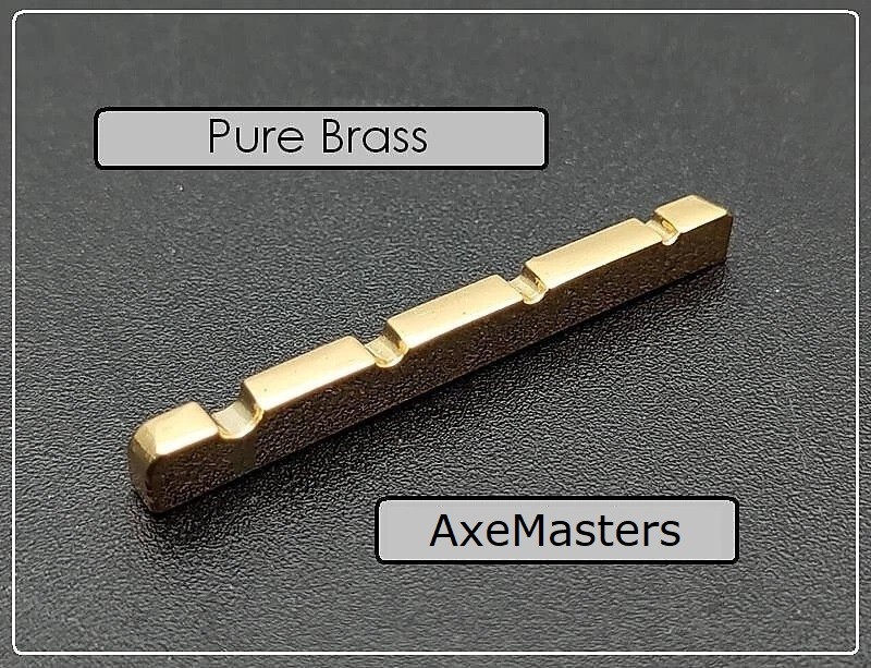 GeetarGizmos BRASS NUT for Fender GEDDY LEE Jazz Bass Guitar - 1 1/2" / 38mm