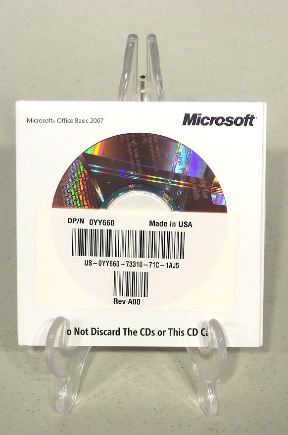 BRAND NEW! SEALED! Microsoft Office 2007 Basic Edition BE Full English Version!