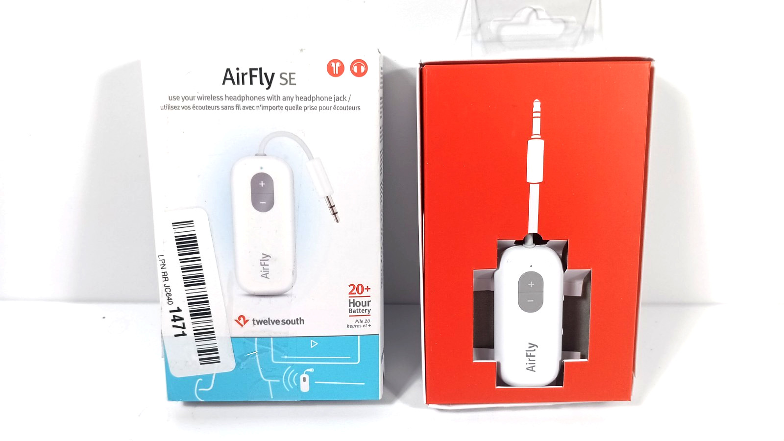 Bluetooth Wireless Transmitter Travel Dongle Headphone Jack Preowned