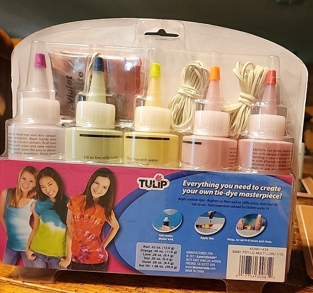 Tulip 5 Color One Step Tie Dye Kit Carousel Bright Colors