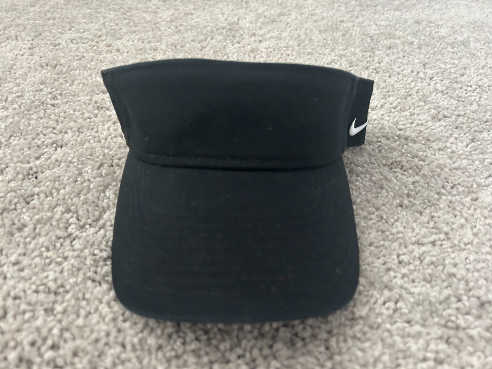 New Nike Men's Team Black Blank Visor OSFM 102700 010