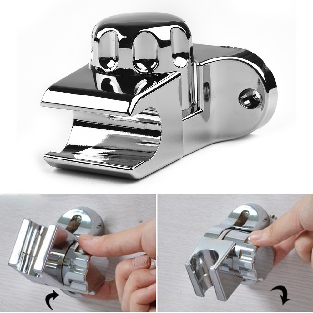 Wall Shower Head Holder ABS ABS Rubber Adjustable Bracket Head Holder Mount