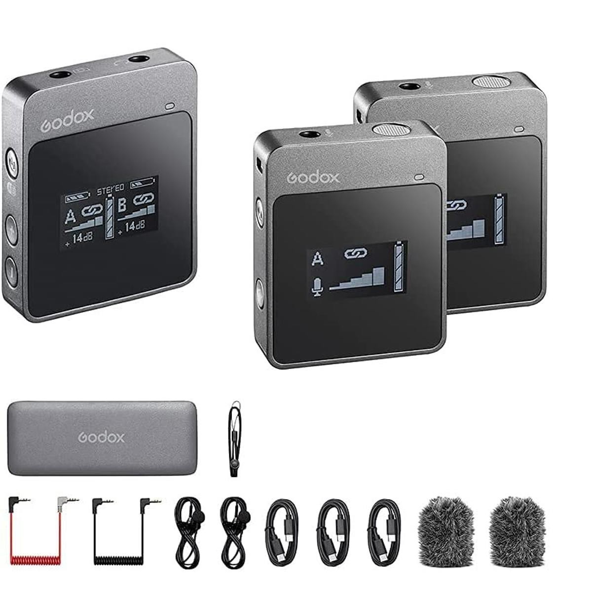 GODOX MoveLink M2 2.4GHz Wireless Microphone System (MOVELINK M2)