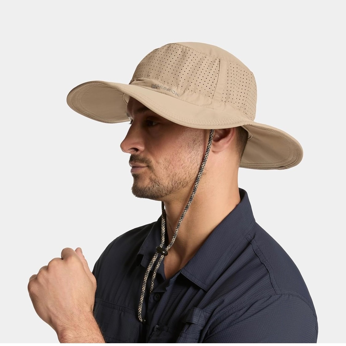 MISSION Cooling UPF Boonie Hat 3” Wide Brim Adjustable Fit - Sweat Activated 💦