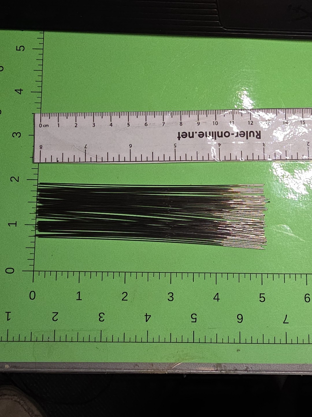 50 pcs .024 SS wire shafts 5.0" tackle craft lure making spinner wire bending