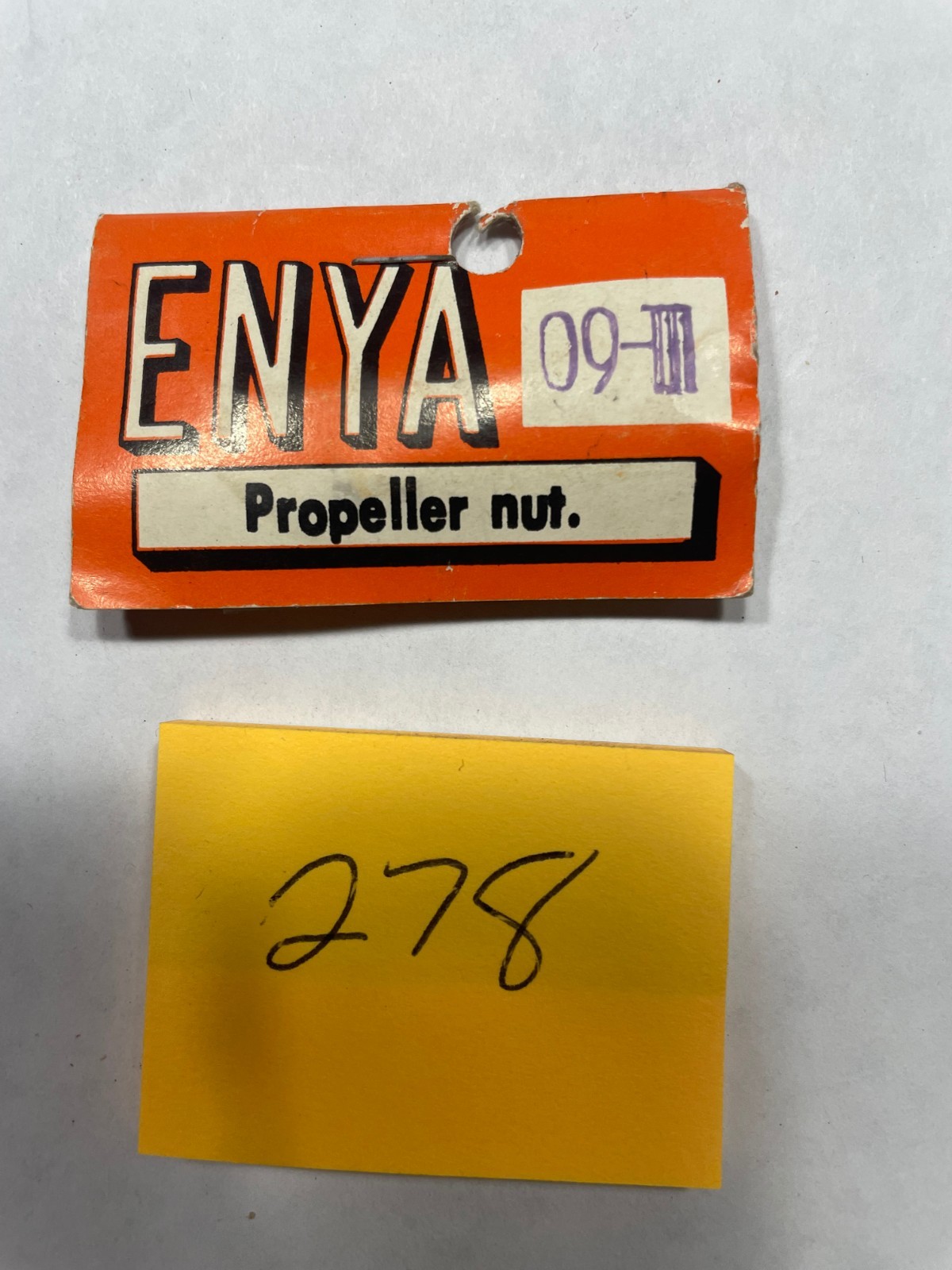 VINTAGE R/C  ENYA  PROPELLER NUT  #09214  ( 09-III )
