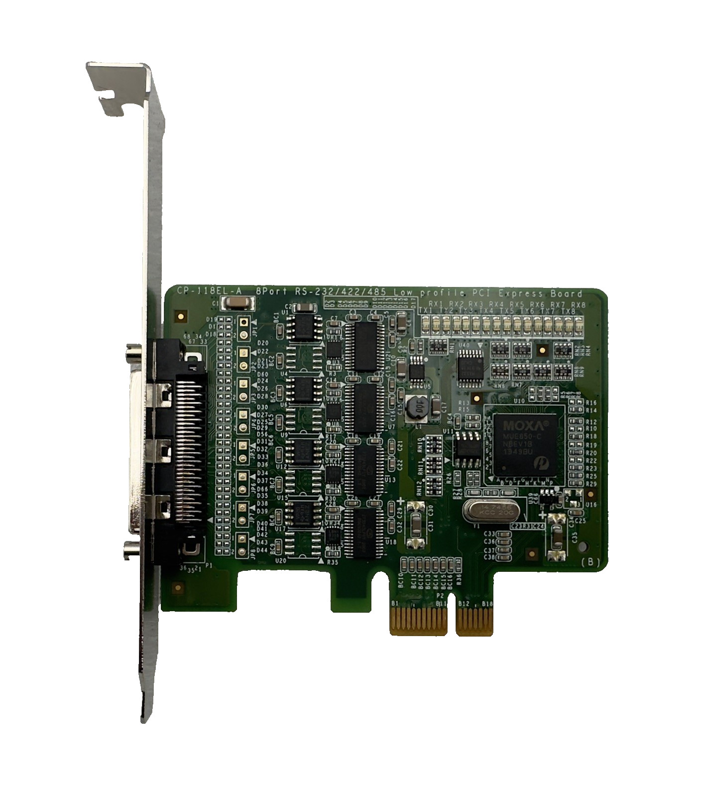Moxa 8 Port RS-232/422/485 PCI Express Serial Board CP-118EL-A