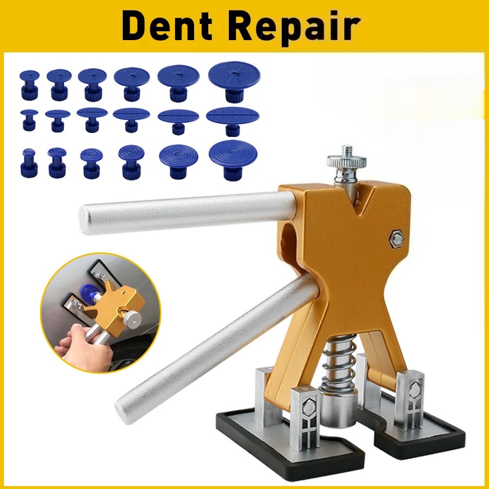 New Paintless Car Body Dent Puller Dint Hail Damage Remover Kit Repair Tool