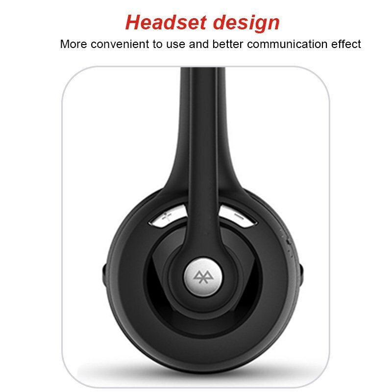 Mpow Trucker Bluetooth 5.3 Headset Wireless Headphones Over Head Earpiece Driver